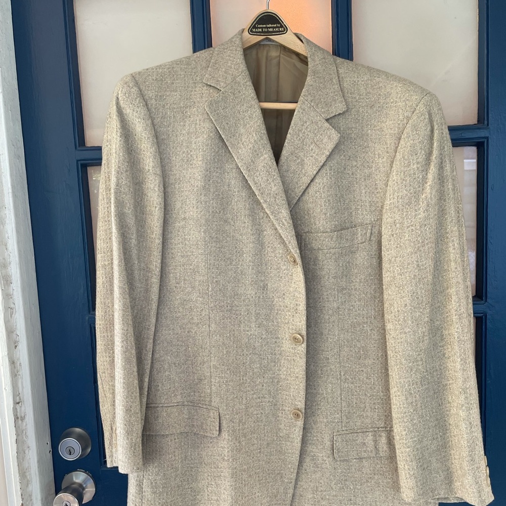 Men’s 48R Ermenegildo Zenga Tan Blazer